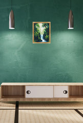 Rainforest Canopy Canvas: Lush Tropical Wall Art