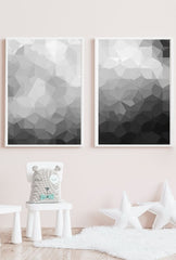 Dynamic Canvas: Staggered Wall Art for a Modern Look
