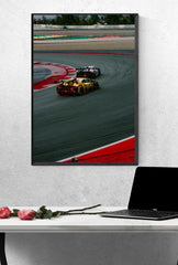 "Ganfaner's Apex Speed" - Race Car Canvas Wall Print Art (Holidaypac)