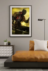 Dark Souls: Ashen One Ember Canvas Art