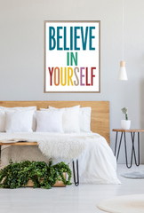 Canvas Motivational Wall Art Poster
