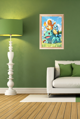 Pokemon Canvas Wall Art Poster