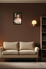 Hepburn's Glimmer: Classic Portrait Canvas Art
