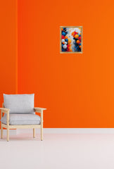 "Ross Abstract Canvas Art: Vibrant Spheres for Modern Decor"