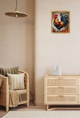 "Sunrise Rooster Canvas Art: Bring Farmhouse Charm to Your Home"