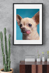 Tiny Titan: Chihuahua Canvas Art