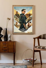 "Top Gun Canvas Wall Art: Take Your Decor to New Heights"