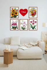 Five Piece Canvas Wall Art Poster