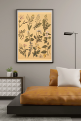 Botanical Canvas Wall Art Poster