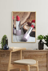 Rouge Reverie: Lipstick Canvas Wall Art