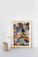 Canvas Collage Wall Art Poster