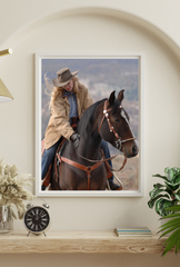 Western Canvas Wall Art Poster