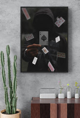 Ace in the Hole: Poker Canvas Art
