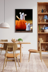 Halloween Canvas Wall Art Poster