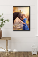 Disney Princess Canvas Wall Art Poster