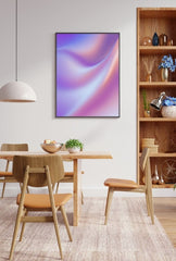 "Ganfaner's Ethereal Mist" - Purple Abstract Canvas Wall Art