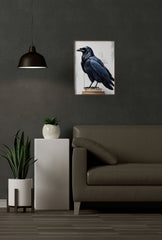 Raven's Wisdom Canvas Art: Bring Intrigue to Your Walls