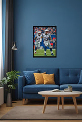 Patriot Charge: Game Day Canvas Art