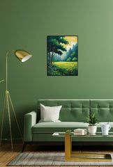 Sunlit Meadow Canvas Art: Bring the Beauty of Nature Indoors