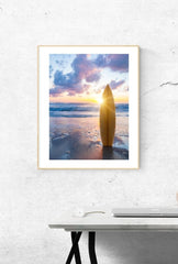 Catch the Wave - Stylish Surfboard Canvas Wall Art