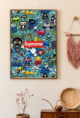 Supreme Style - Elevate Your Walls with Bold Canvas Art - ganfaner
