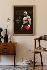 Iron Mike Canvas Art - Tyson Boxing Legend Wall Decor