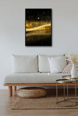 Gold Canvas Wall Art Poster