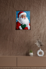 Santa Claus Canvas Wall Art Poster
