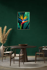 Tropical Bloom: Bird of Paradise Canvas Art
