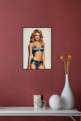 Retro Siren: Glamour Canvas Art