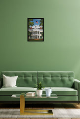 Augusta's Grandeur: Clubhouse Canvas Art