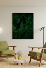 Emerald Fern Forest Canvas Art
