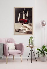 Vinho Tinto: Red Wine Still Life Canvas Art