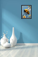 Bring Nature's Sweetness Home with Bumble Bee Canvas Art