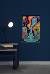 Ganfaner Trippy Wall Art Canvas: Dreamy Vibes for Your Space