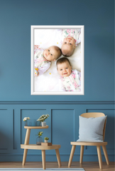 Cute Triplet Memory Wall Art Poster Canvas For Home-Ganfaner