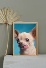 Tiny Titan: Chihuahua Canvas Art