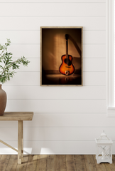 Guitar Canvas Wall Art Poster