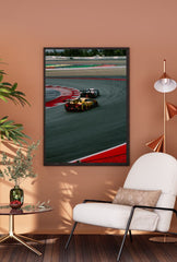 "Ganfaner's Apex Speed" - Race Car Canvas Wall Print Art (Holidaypac)