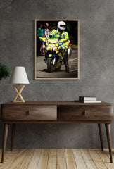 Law & Order: Honor Valor with Police Canvas Art