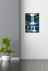 Waterfall Canvas Wall Art Poster