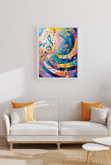 "Music Themed Canvas Wall Art: Harmonize Your Home"