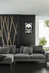Skull Canvas Wall Art Poster