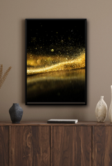 Gold Canvas Wall Art Poster