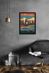 Steel City View: Pittsburgh Canvas Art