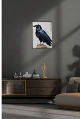 Raven's Wisdom Canvas Art: Bring Intrigue to Your Walls