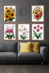 Five Piece Canvas Wall Art Poster