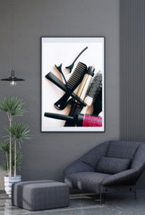 "Salon Chic Canvas Art: Elevate Your Beauty Space with Style"