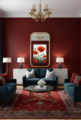 Poppy Canvas Wall Art Poster