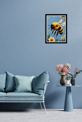 Bring Nature's Sweetness Home with Bumble Bee Canvas Art